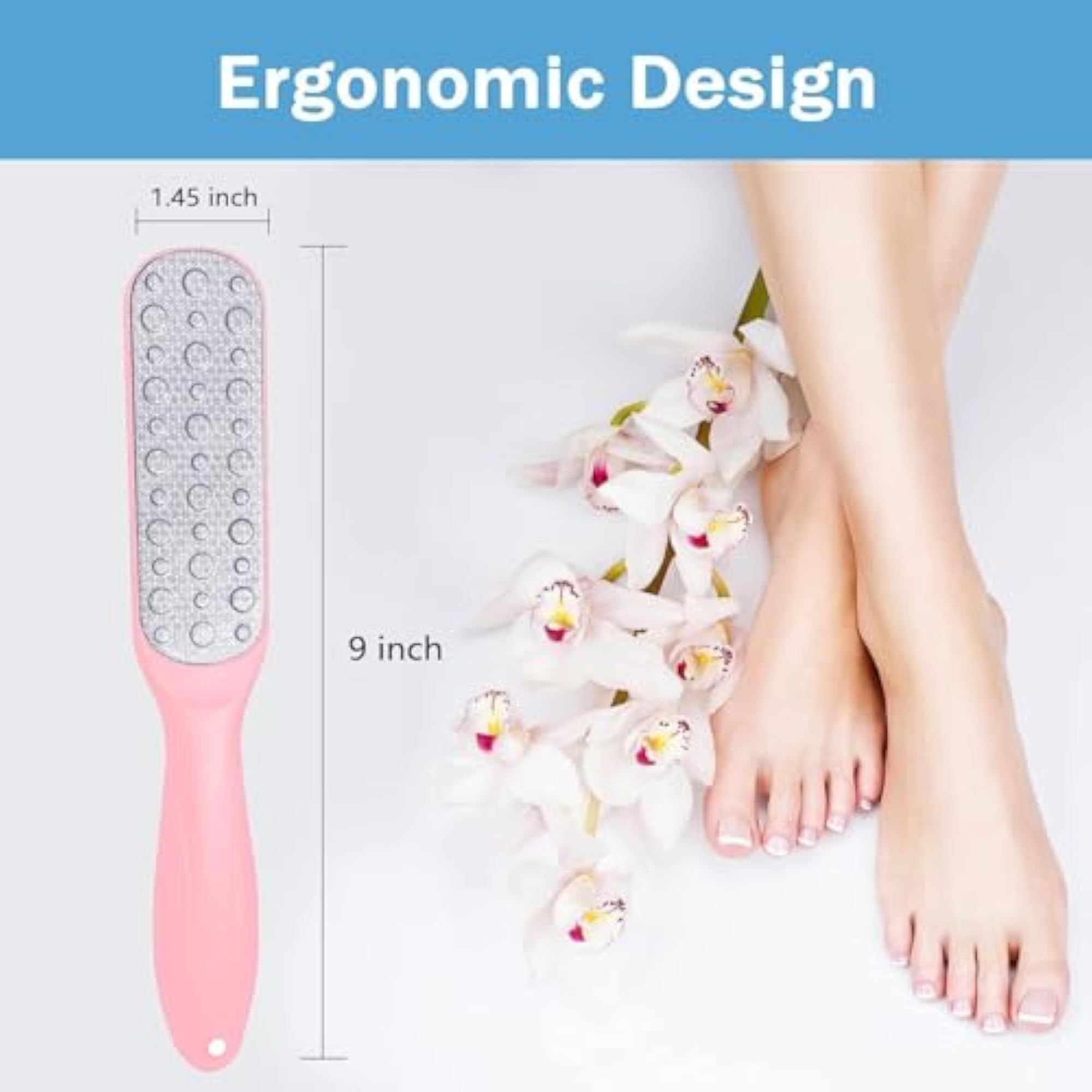Double Sided Feet Rasp Foot Scrubber for Dead Skin Removal